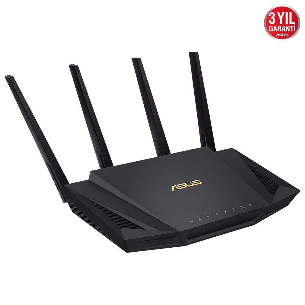 ASUS RT-AX58U WIFI6 DualBand Gaming Ai Mesh AiProtection Torrent Bulut DLNA 4G VPN Router Access Point