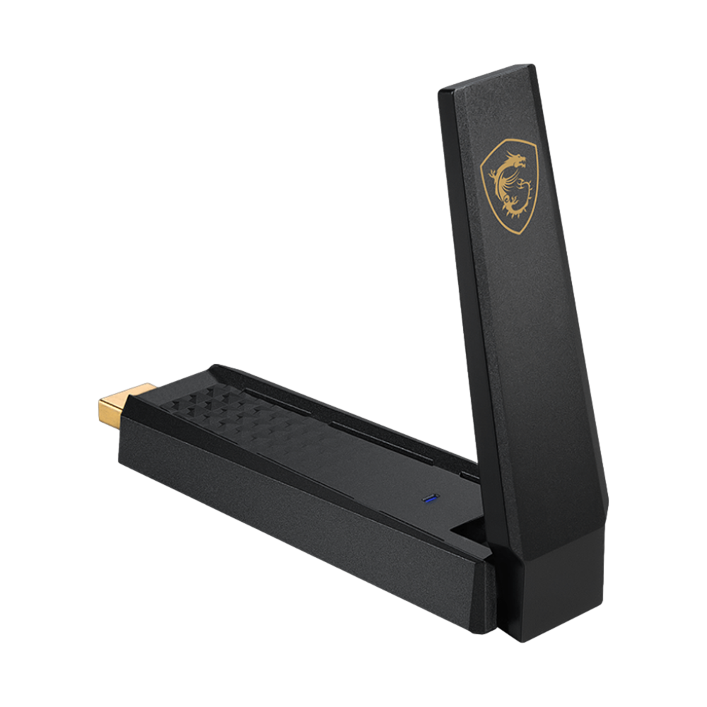 MSI AXE5400 5400 Mbps 2.4GHz/5GHz/6GHz WİFİ 6E USB Adaptör