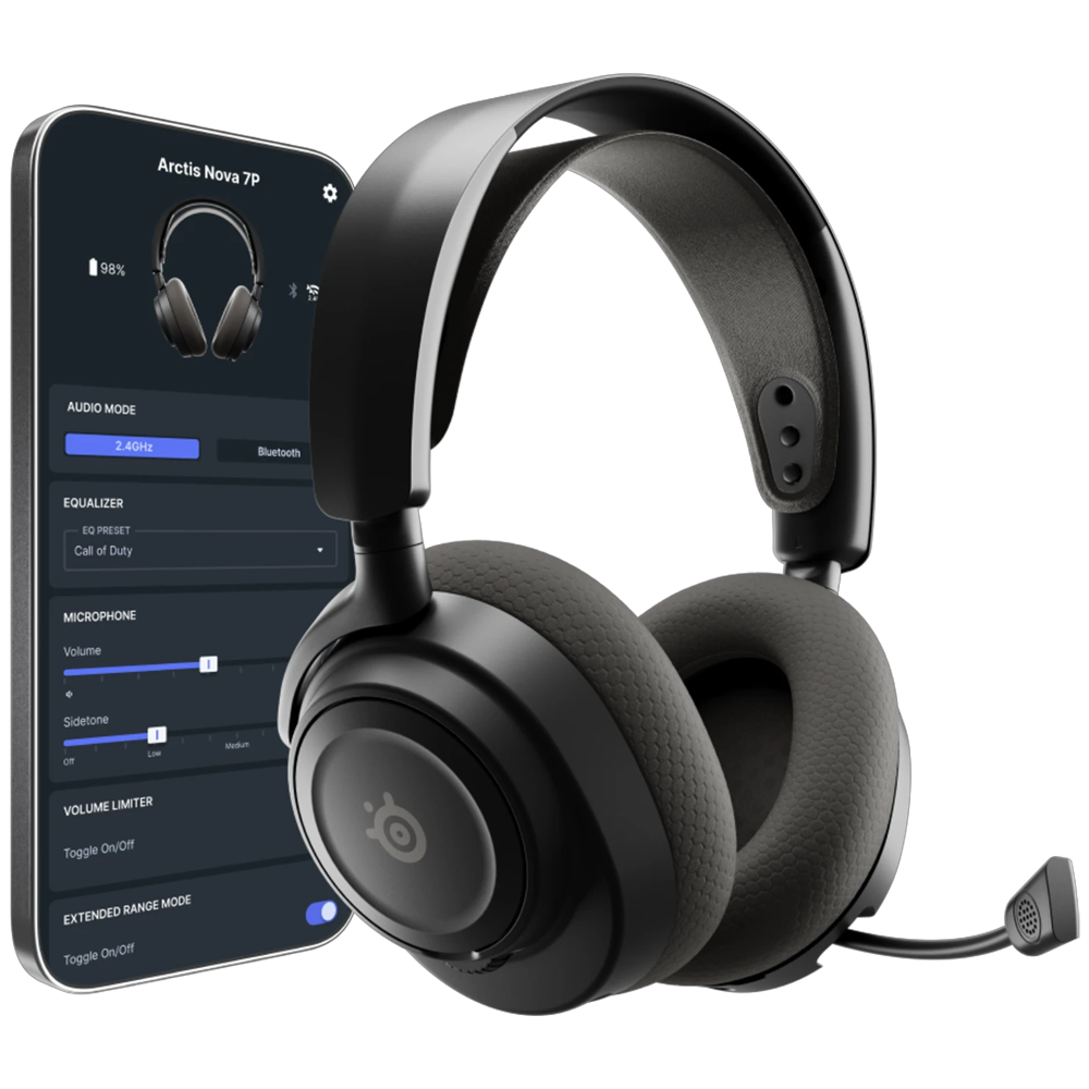 Steelseries Arctis Nova 7 Gen2 Kablosuz Siyah Gaming Kulaklık