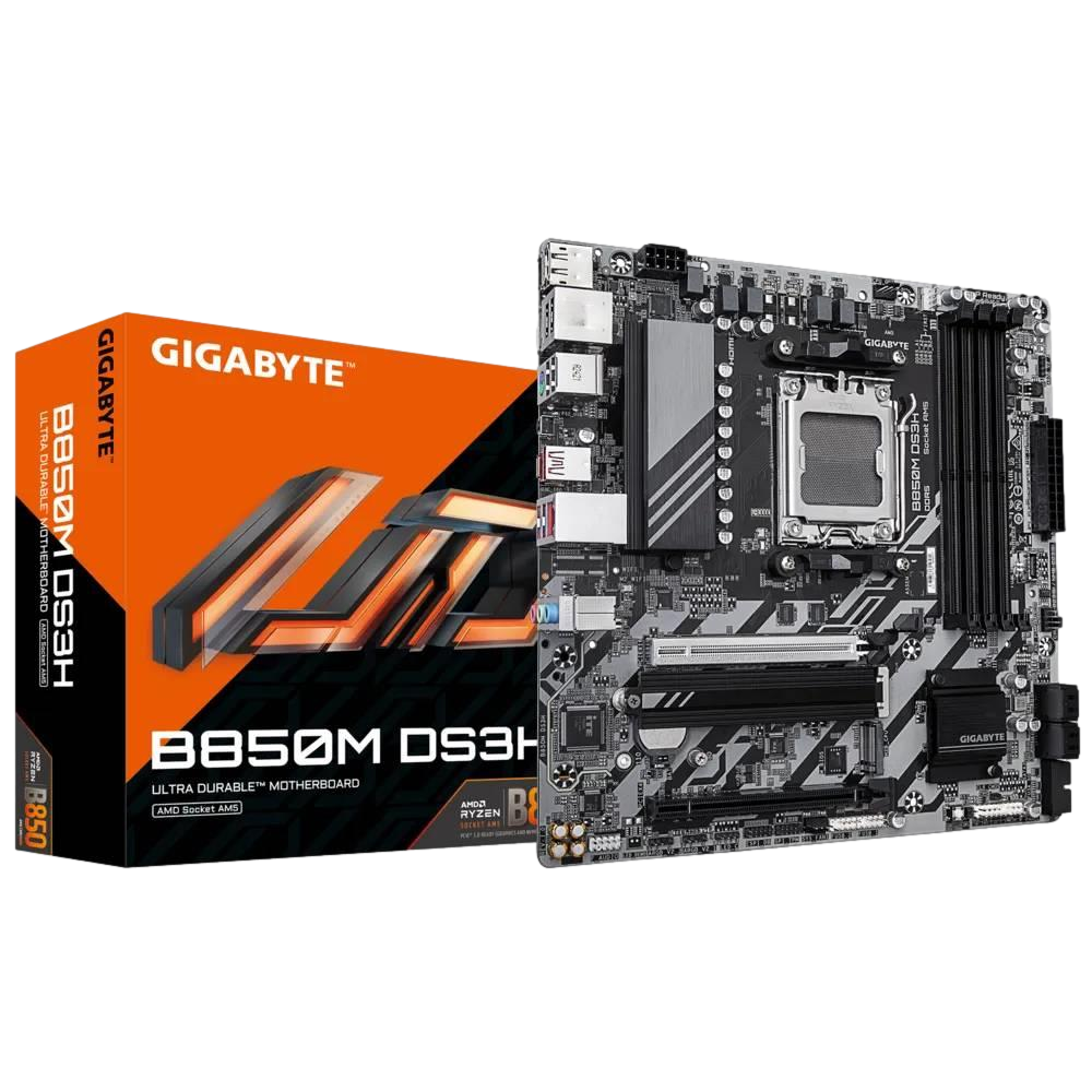 GIGABYTE B850M DS3H 8200MHz OC DDR5 Soket AM5 M.2 HDMI DP mATX Anakart