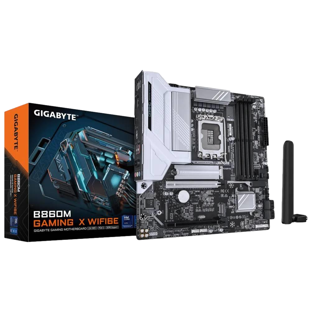 GIGABYTE B860M GAMING X WIFI6E 9200MHz OC DDR5 Soket 1851 M.2 USB4 HDMI DP mATX Anakart