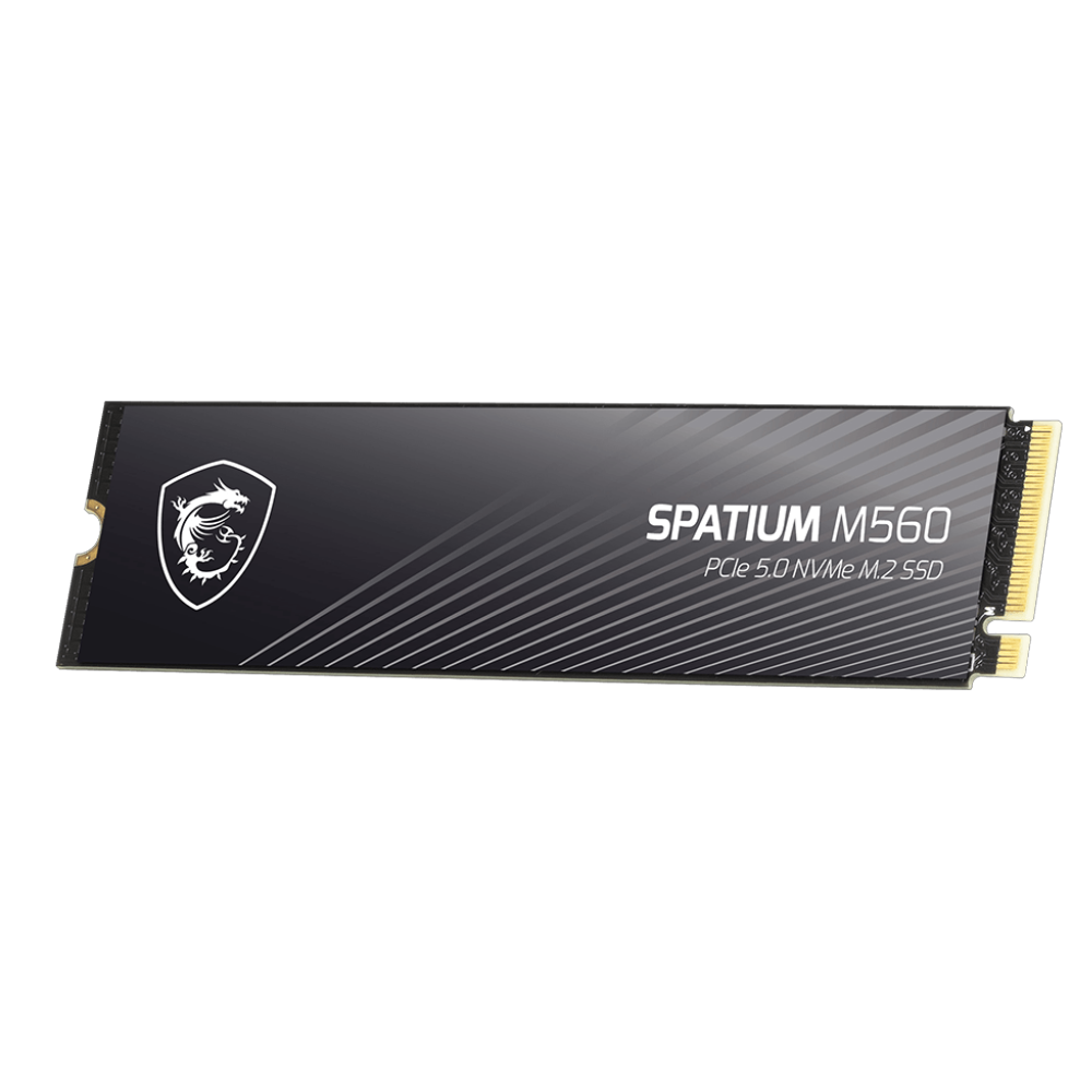 MSI 1TB SPATIUM M560 Gen5 M.2 2280 SSD 10200MB Okuma / 8400MB Yazma