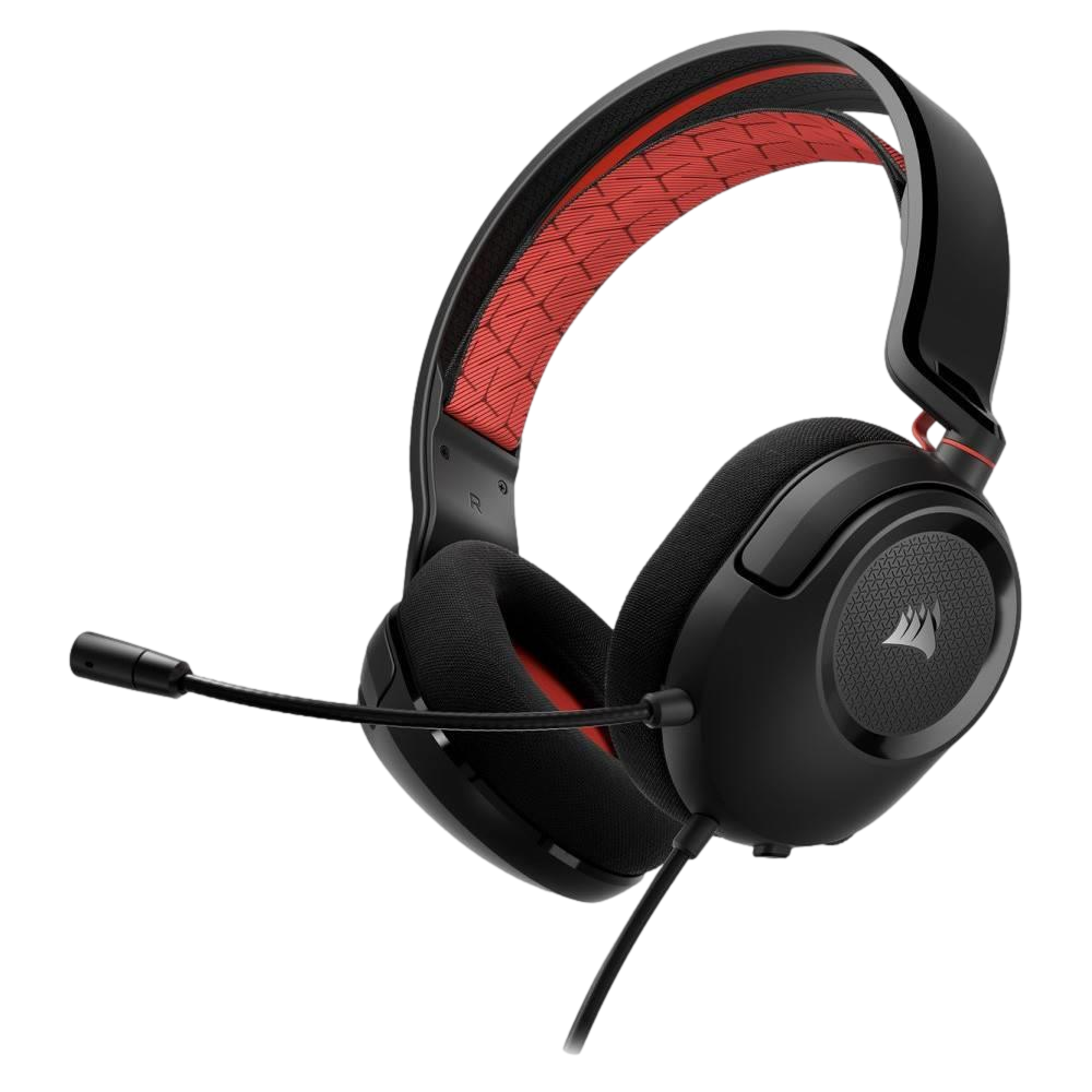 CORSAIR HS35 v2 STEREO Kırmızı Gaming Kulaklık