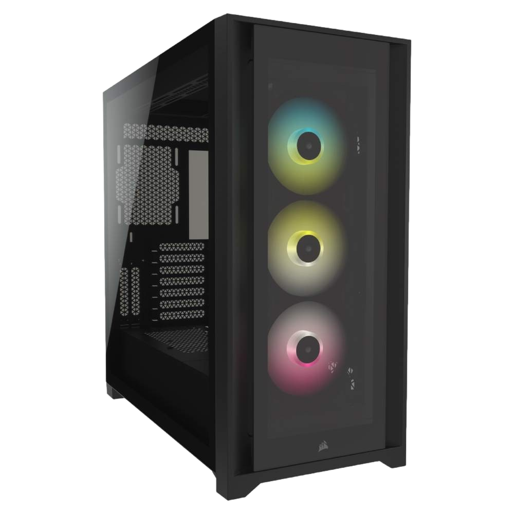 CORSAIR iCUE 5000X RGB Tempered Glass Siyah Mid Tower Kasa