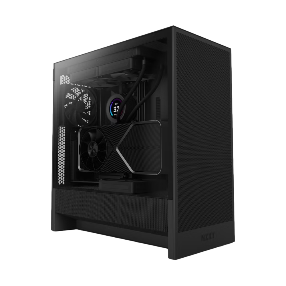 NZXT H5 Flow Edition ATX USB 3.2 USB-C Siyah Mid Tower Kasa