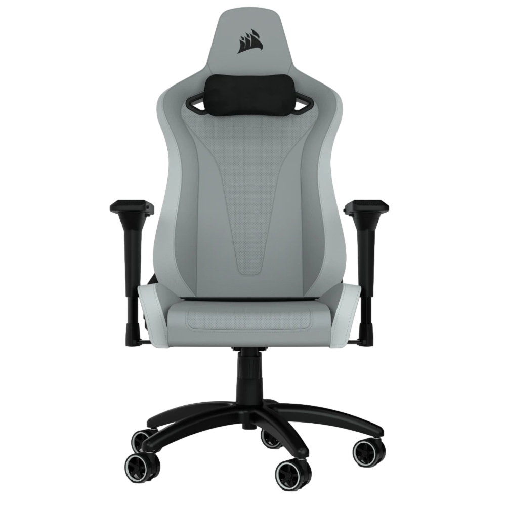 CORSAIR TC200 Plush Leatherette Siyah/Gri Oyuncu Koltuğu