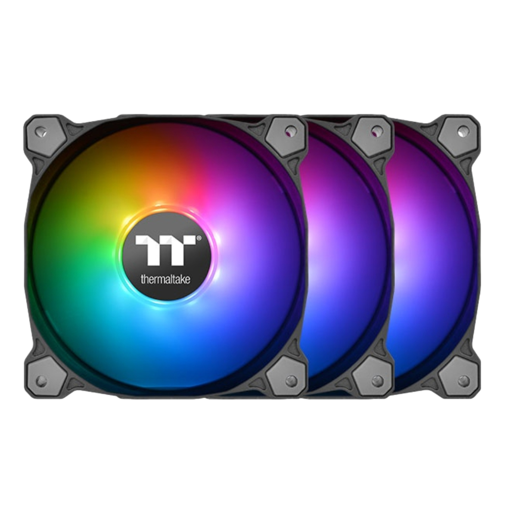 Thermaltake Pure Plus 12 RGB TT Premium Edition 120mm Kasa Fanı (3 lü Paket,Fan Kontrolcülü)