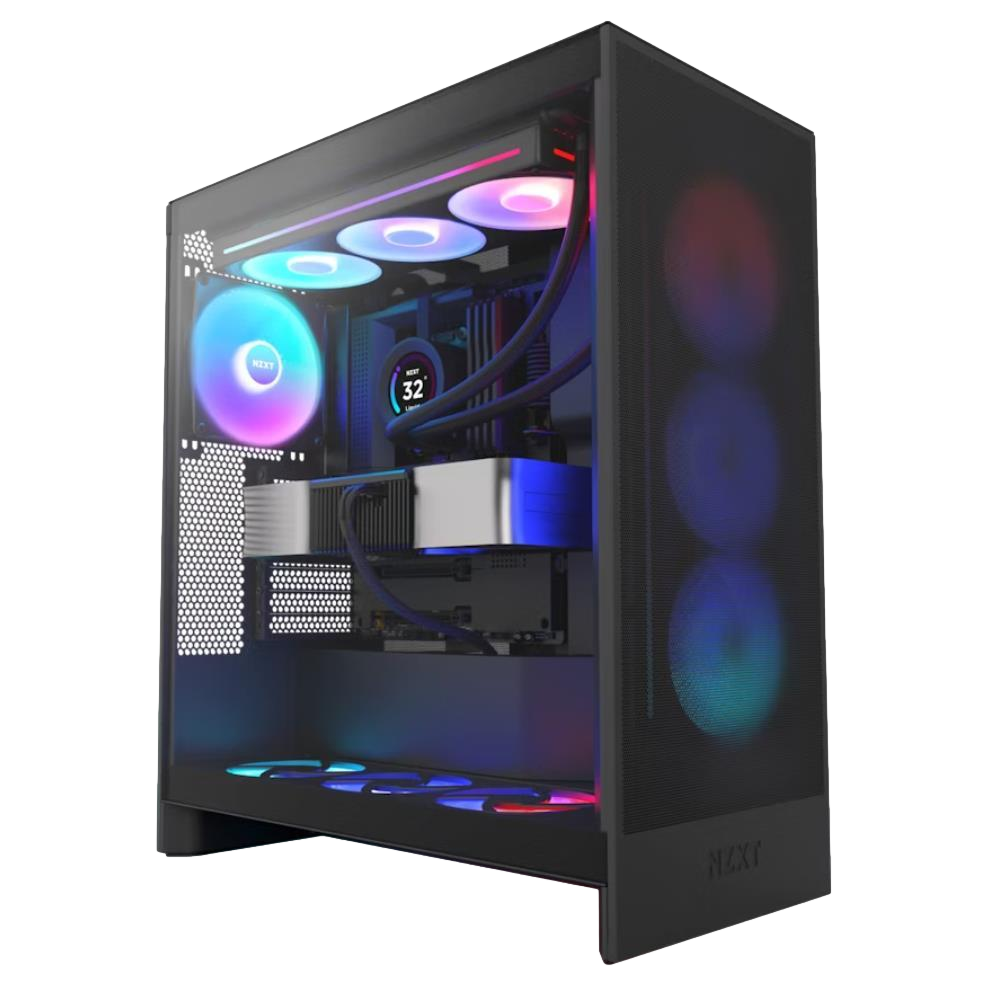NZXT H7 Flow RGB 2024 Edition 750W 80+ Bronze USB 3.2 Siyah ATX Kasa