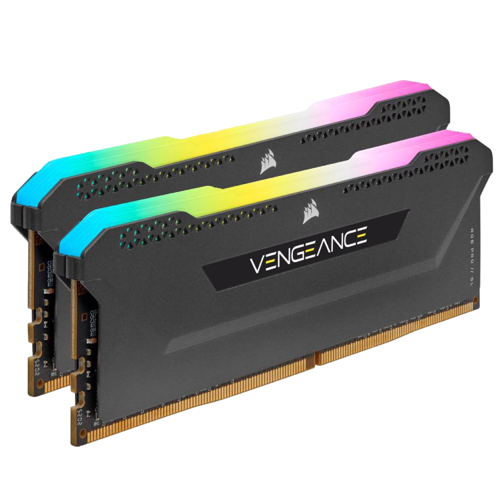 CORSAIR 32GB(2x16GB) Vengeance RGB PRO SL Siyah 3600MHz CL18