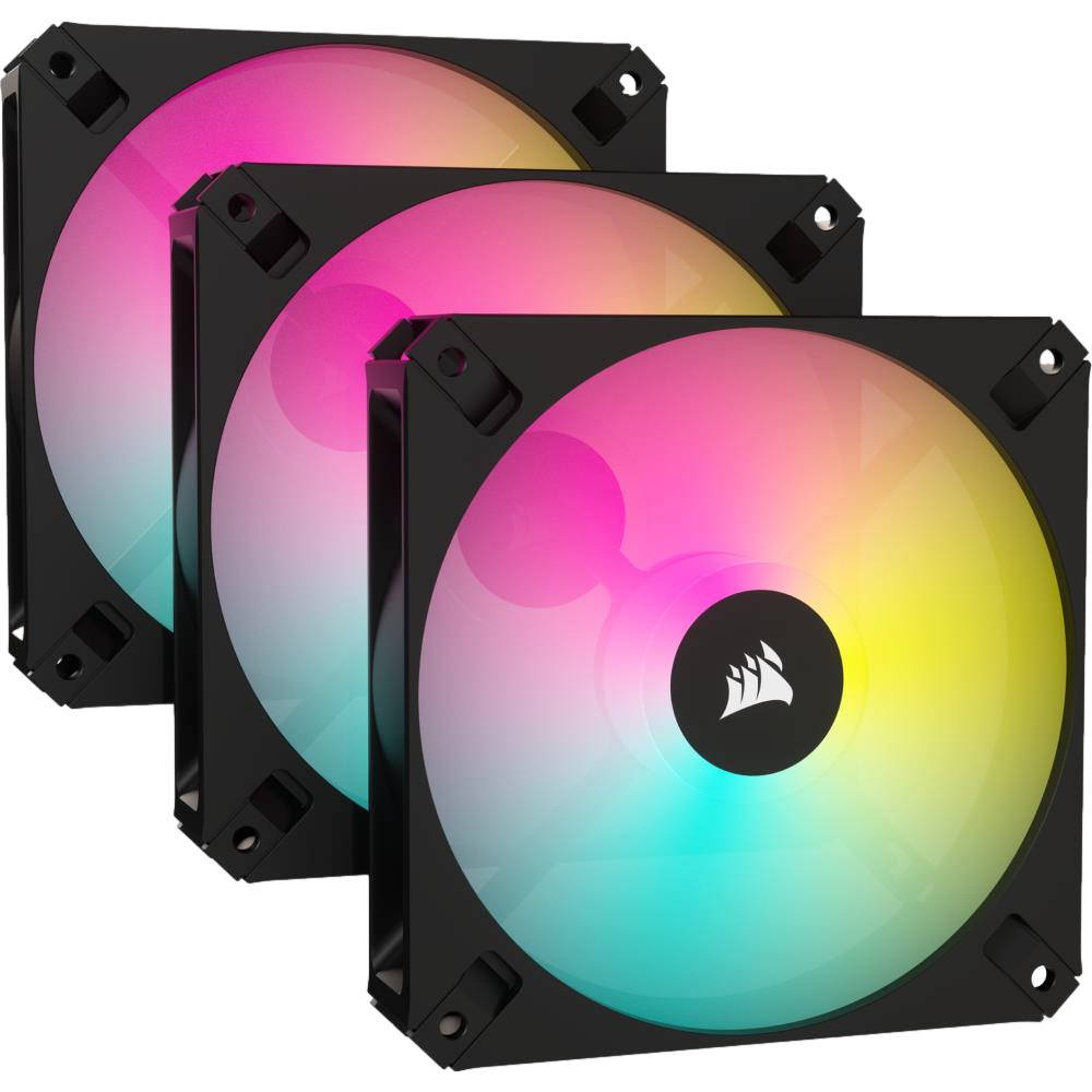 CORSAIR iCUE AR120 Digital RGB 120mm PWM Siyah Üçlü Kasa Fanı