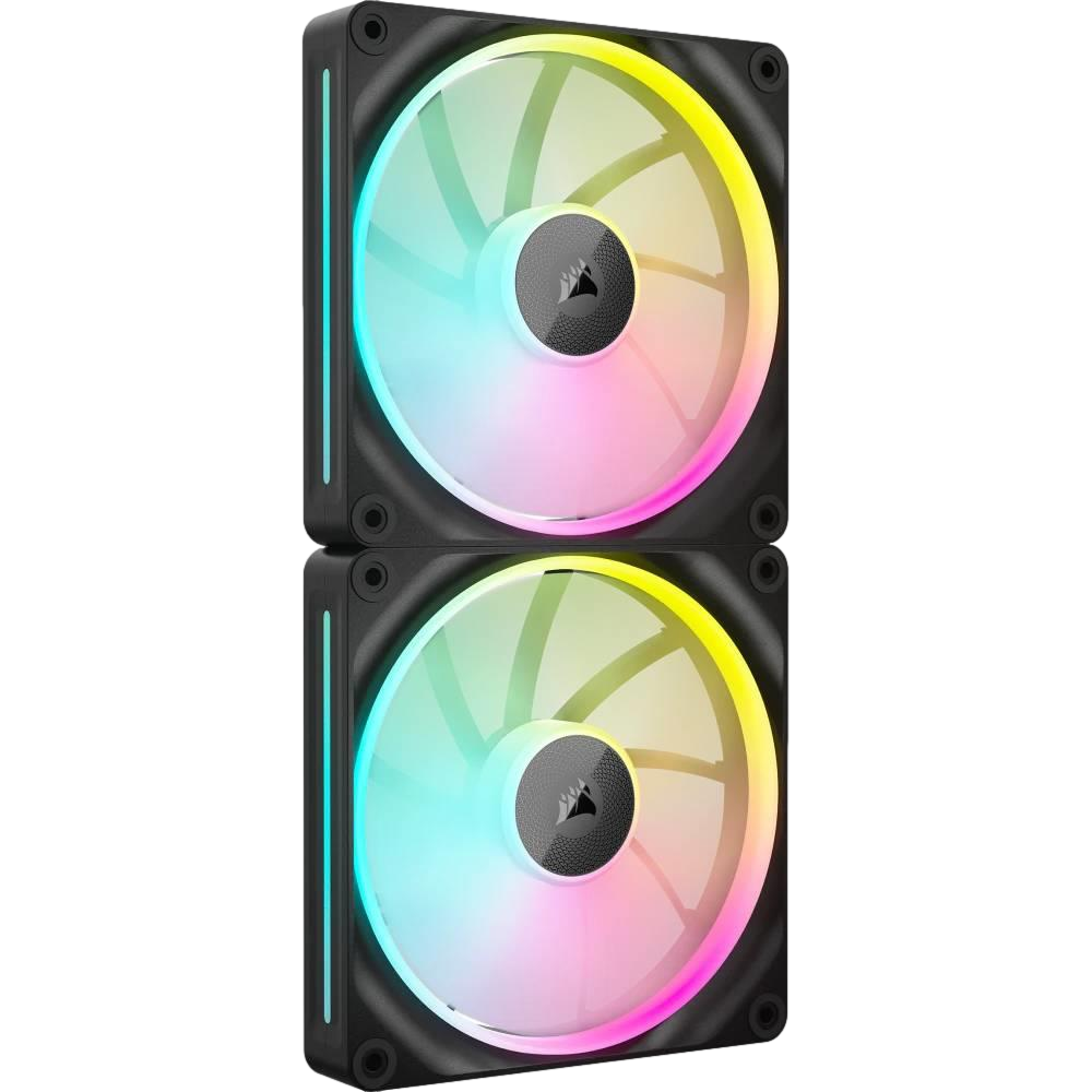 CORSAIR iCUE LINK LX140 RGB 140mm PWM Siyah İkili Kasa Fanı