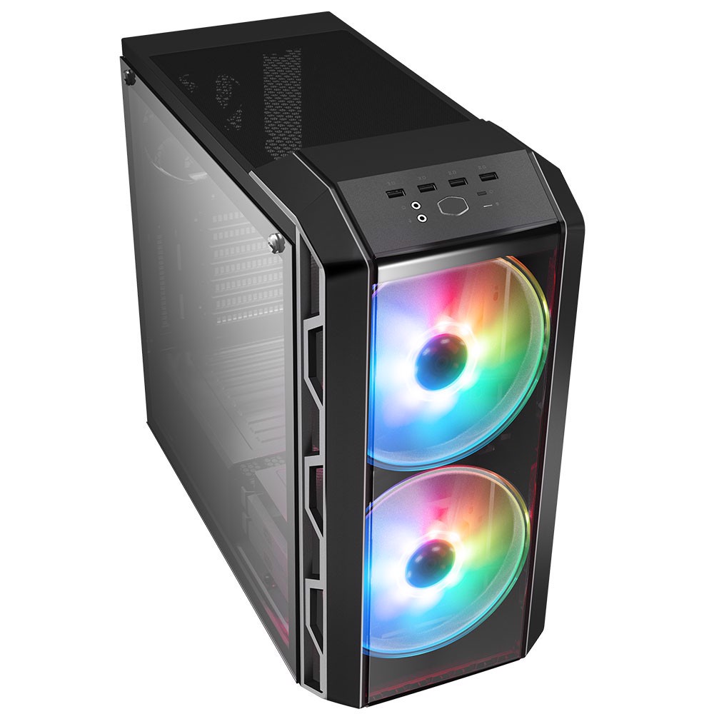 Cooler Master MasterCase H500 ARGB Tempered Glass USB 3.2 Mid Tower Kasa