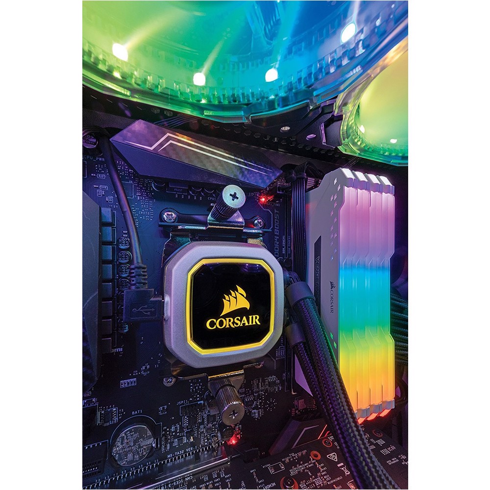 CORSAIR 16GB (2x8GB) Vengeance RGB PRO Beyaz 3200MHz CL16 DDR4 Dual Kit Ram