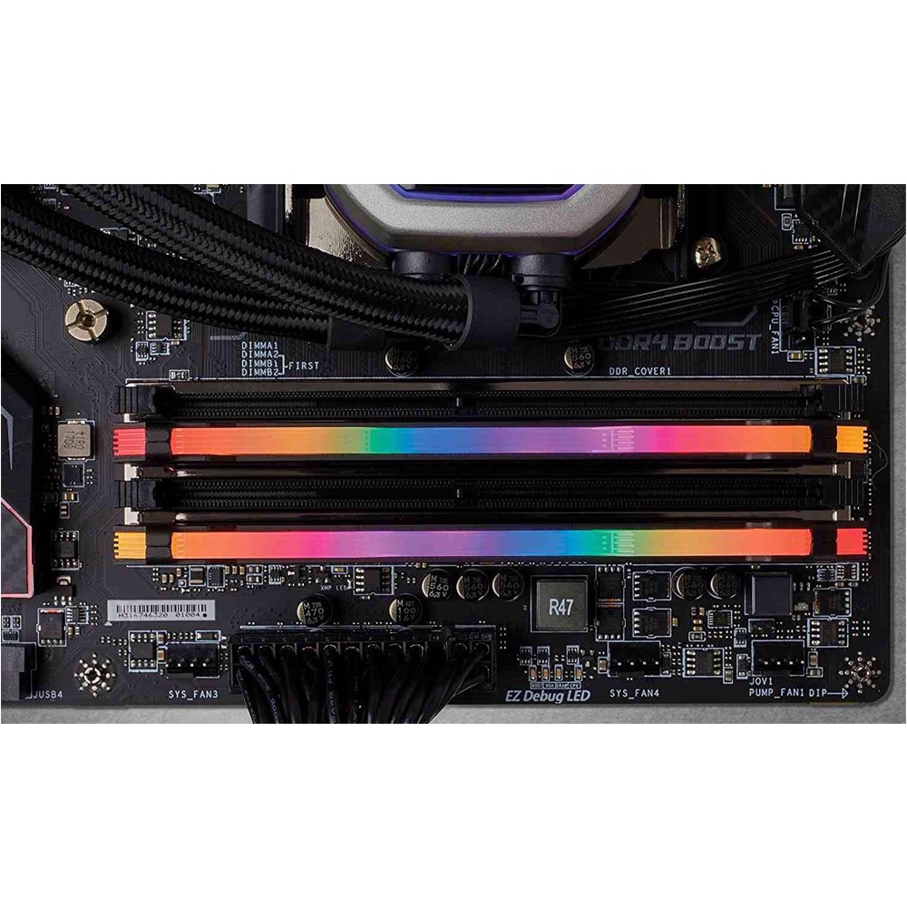 CORSAIR 16GB (2x8GB) Vengeance RGB PRO Siyah 3200MHz CL16 DDR4 Dual Kit Ram
