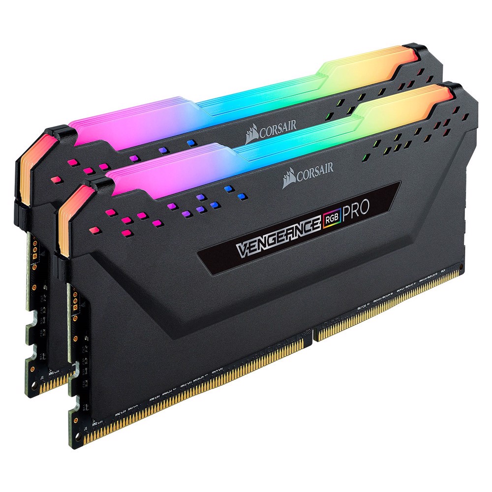 CORSAIR 16GB (2x8GB) Vengeance RGB PRO Siyah 3200MHz CL16 DDR4 Dual Kit Ram