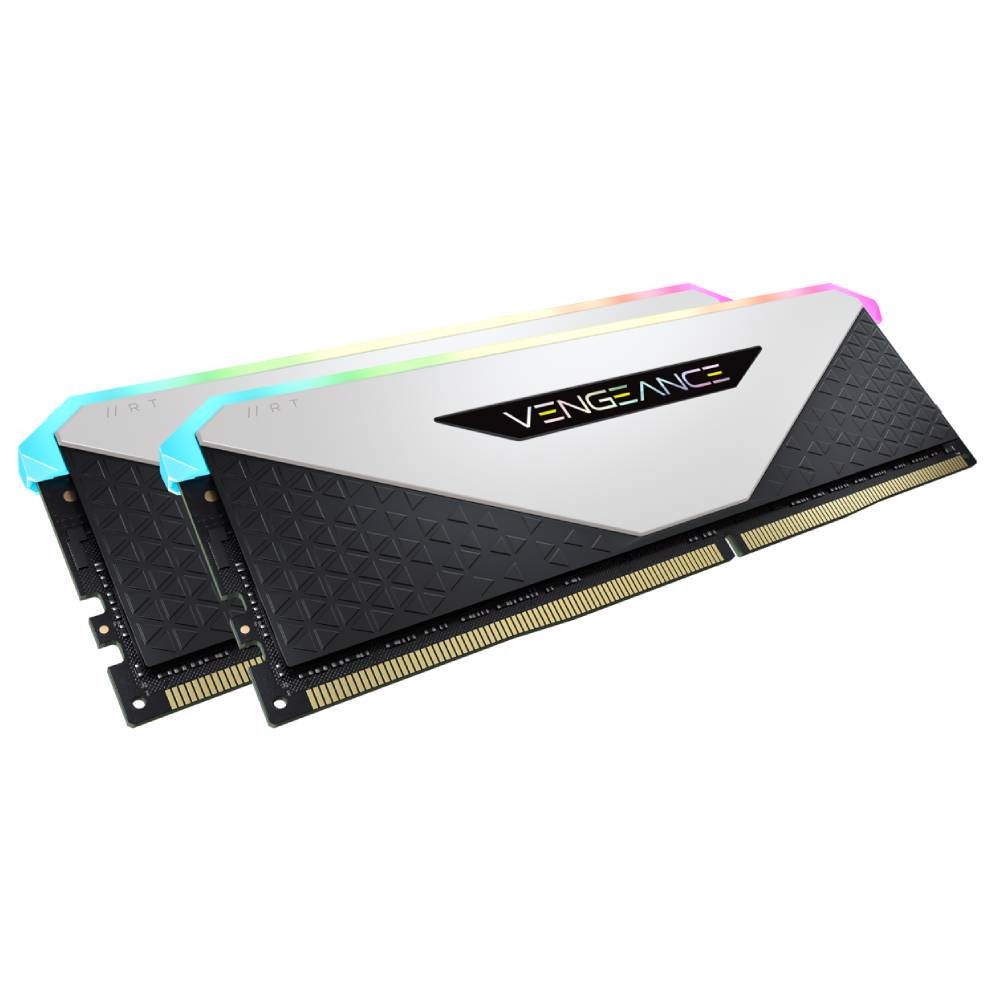 CORSAIR 32GB (2x16GB) Vengeance RGB RT 3200MHz CL16 DDR4 Beyaz Dual Kit Ram