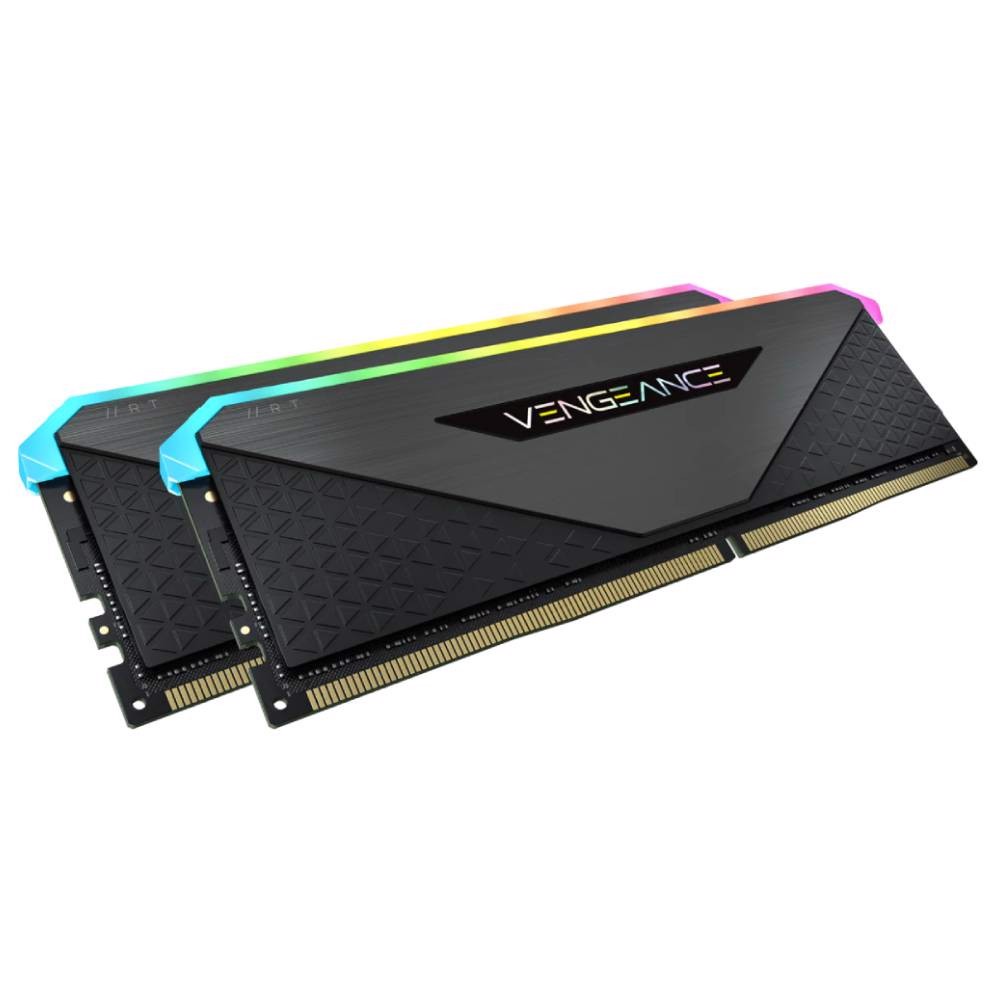 CORSAIR 32GB (2x16GB) Vengeance RGB RT Siyah 4600MHz CL18 DDR4 Dual Kit Ram