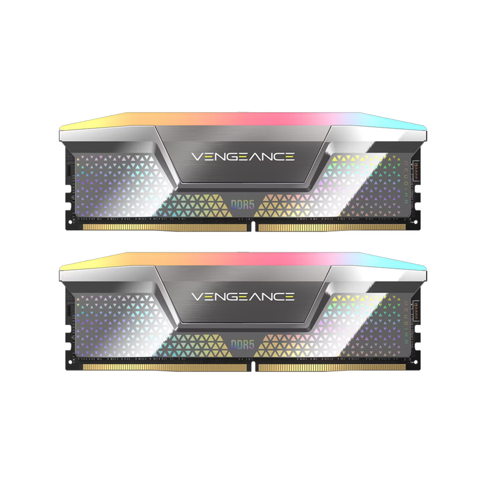 CORSAIR 48GB (2x24GB) Vengeance RGB 8400MHz CL40 DDR5 Siyah Dual Kit Ram