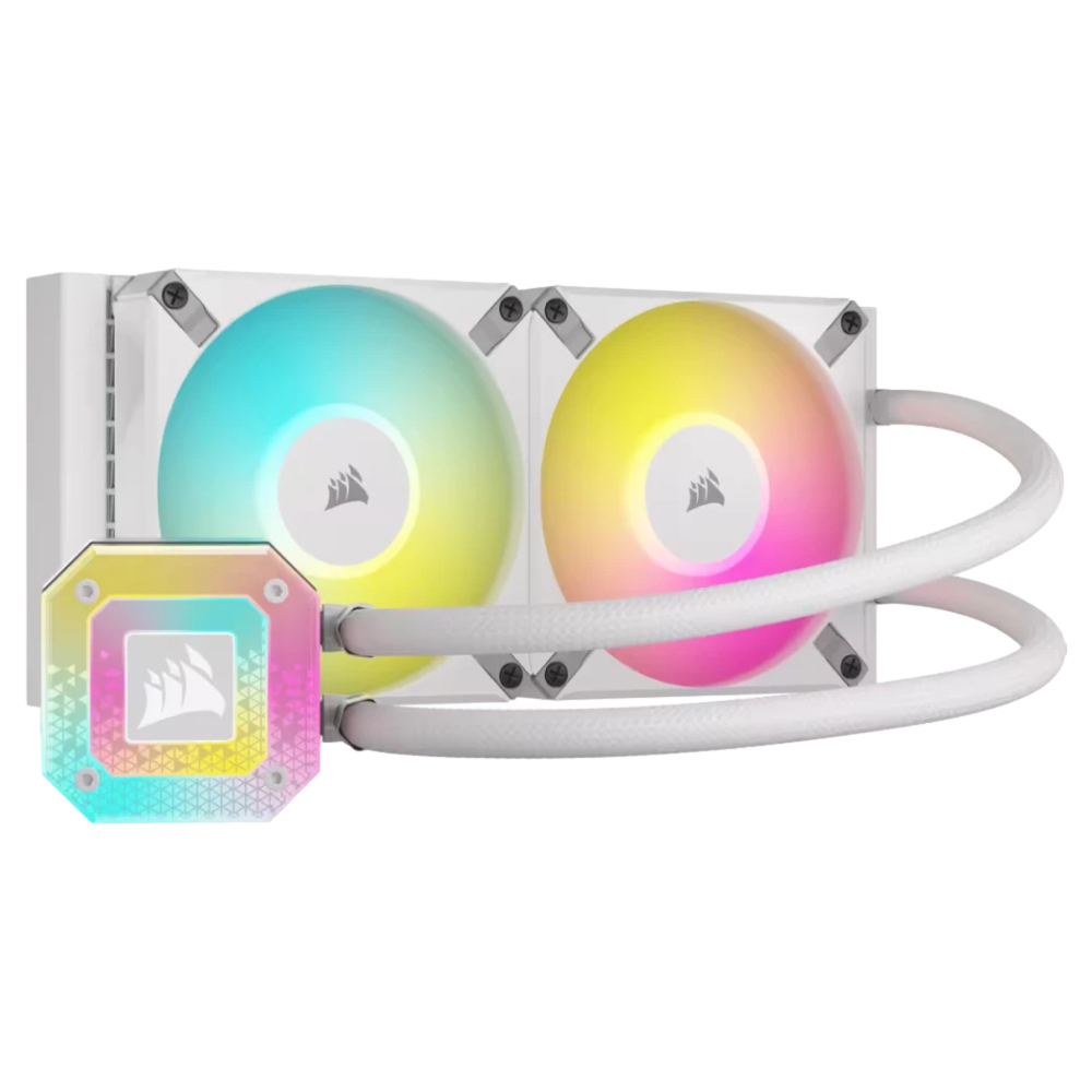 CORSAIR iCUE H100i ELITE CAPELLIX XT 240mm Beyaz İşlemci Sıvı Soğutucu