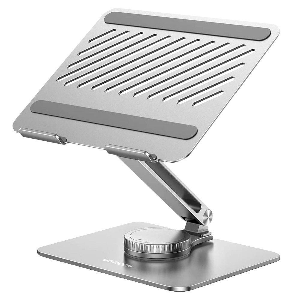 UGREEN Yükseklik ve Açı Ayarlı 360 Derece Döndürülebilir Alüminyum Tablet Notebook Standı