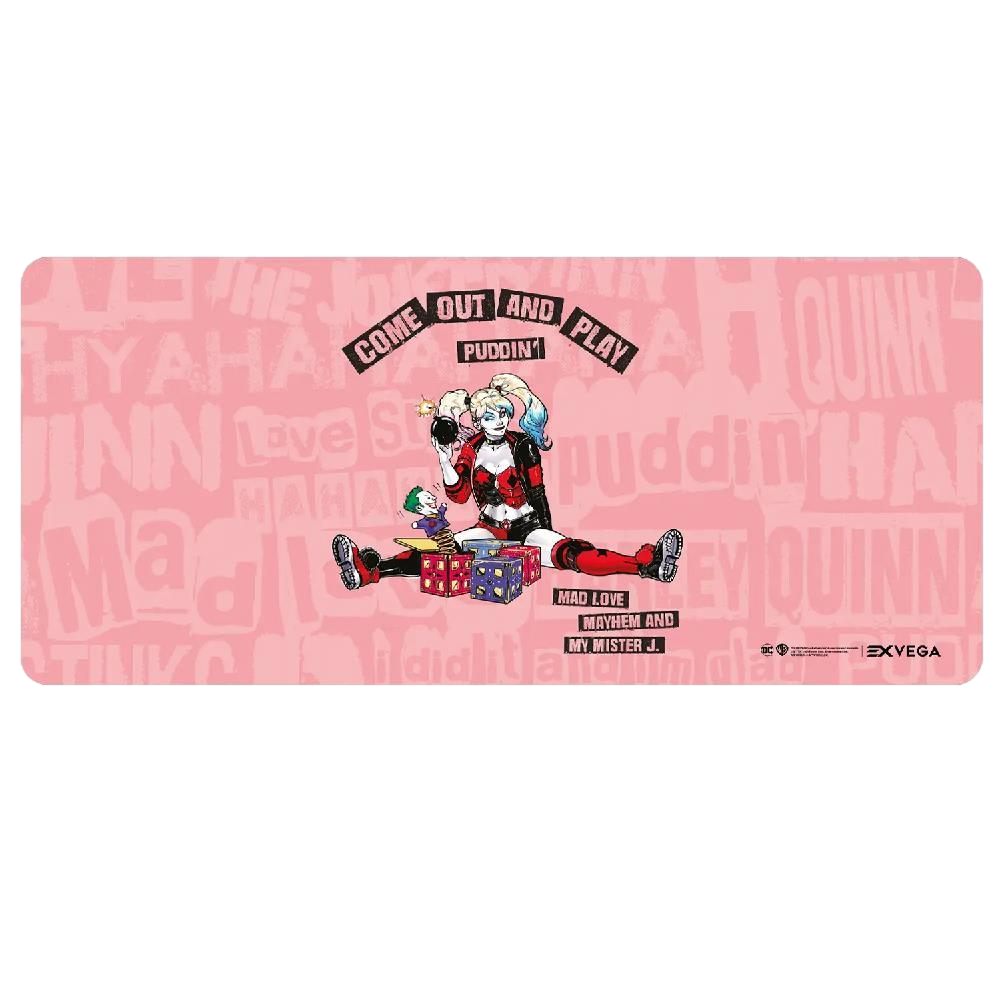 EXVEGA Harley Quinn Come Out And Play XXL Mousepad 90×40