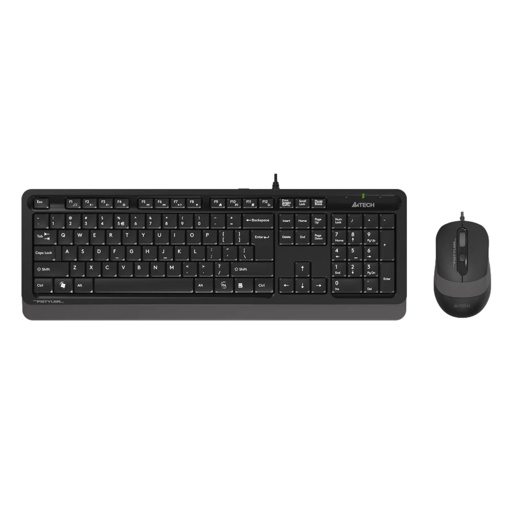 A4 Tech Fstyler F1010 Gri Türkçe Q Klavye Mouse Set