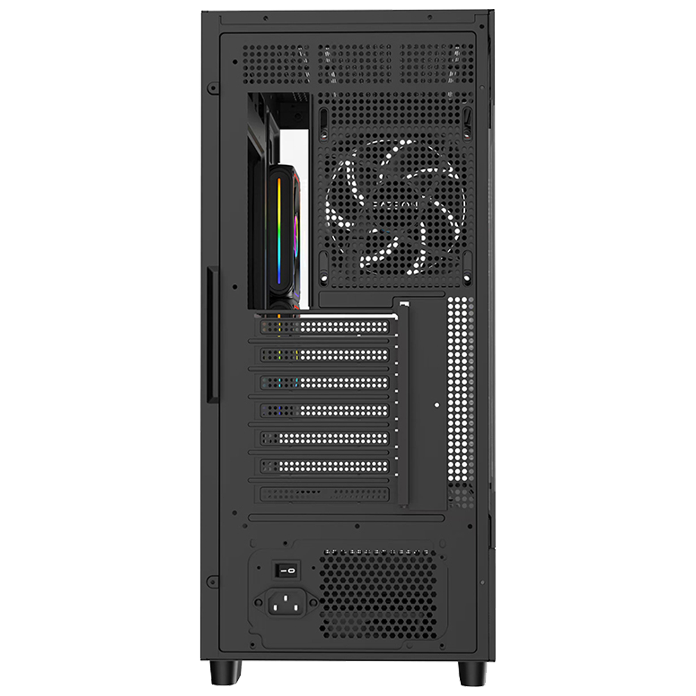 FAZEON F17 750W 80+ Bronze Tempered Glass Mesh 3x ARGB Fanlı USB 3.0 Siyah ATX Bilgisayar Kasası