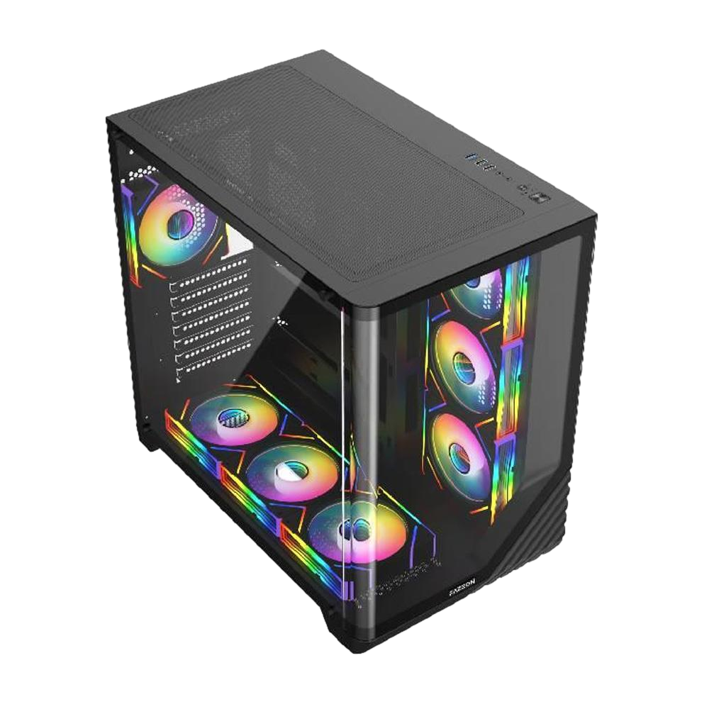FAZEON F3 Tempered Glass 7x ARGB Fanlı USB 3.0 ATX Bilgisayar Kasası