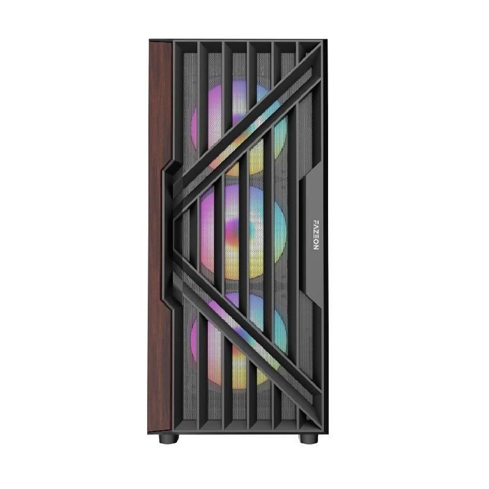 FAZEON F9 650W 80+ Bronze Tempered Glass Mesh 4x RGB Fanlı USB 3.0 E-ATX Bilgisayar Kasası