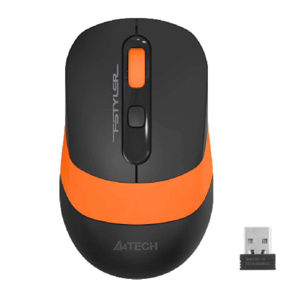 A4 Tech Fstyler FG10 Turuncu Nano Optik Kablosuz Mouse