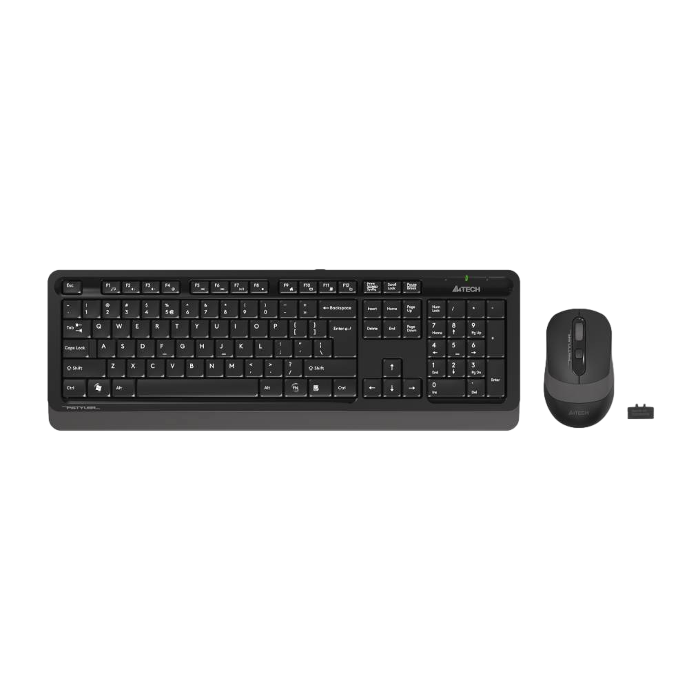 A4 Tech Fsytler FG1010 Gri Türkçe Q Kablosuz Klavye Mouse Set
