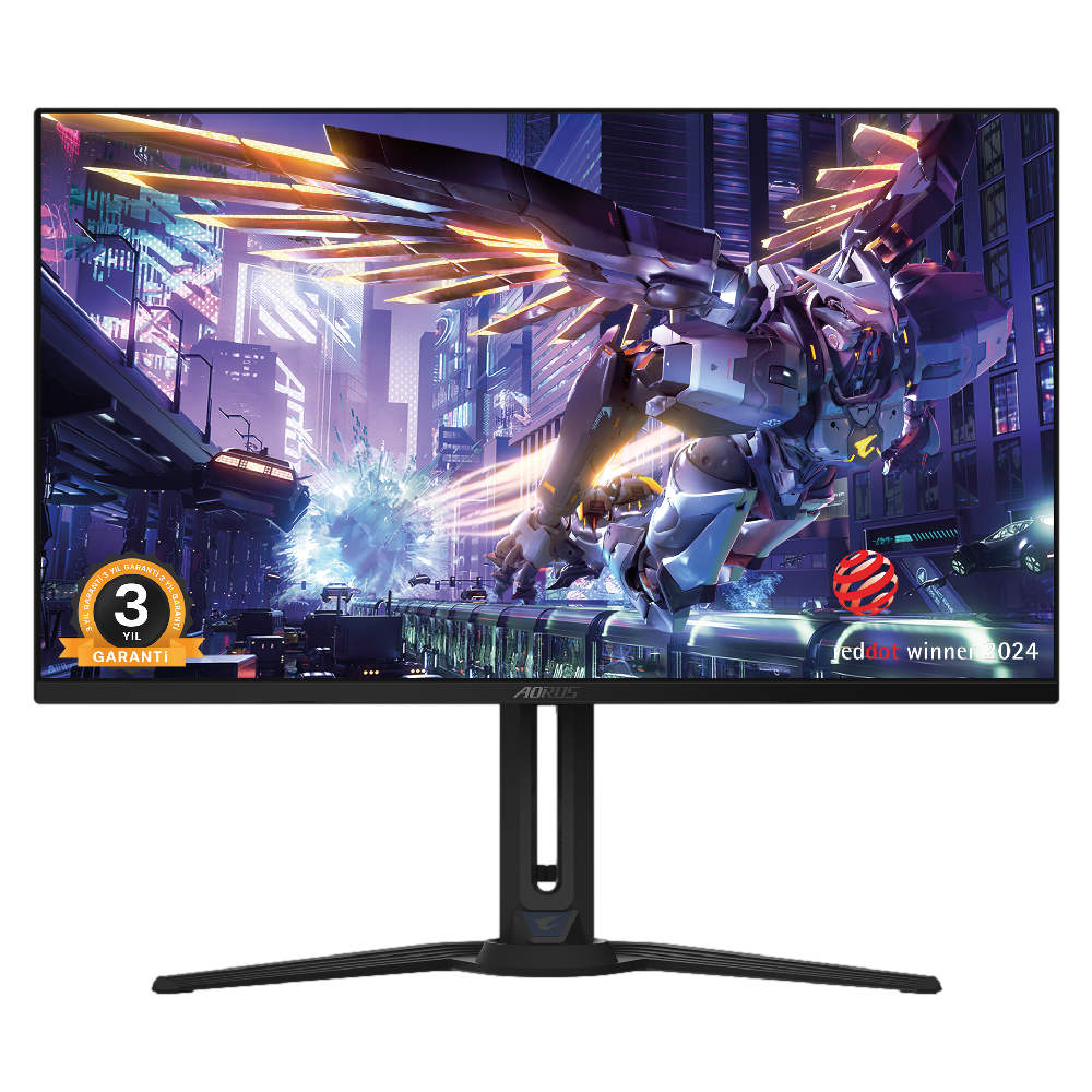GIGABYTE AORUS FO32U2P 32" 240Hz 0.03ms HDMI DP mDP USB3.2 Type-C FreeSync Premium Pro Pivot HDR400 RGB UHD OLED Gaming Monitör