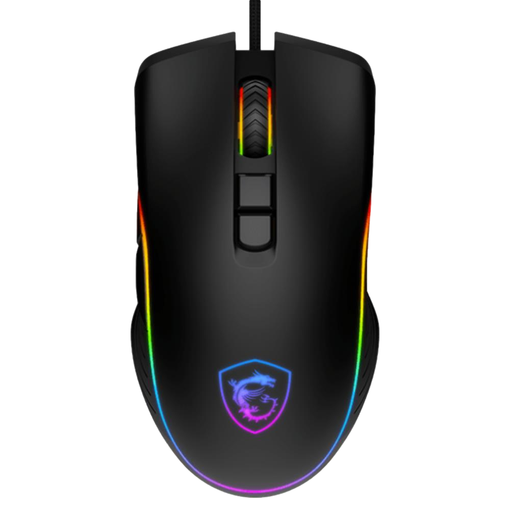 MSI FORGE GM300 RGB 7200 dpi Siyah Kablolu Gaming Mouse