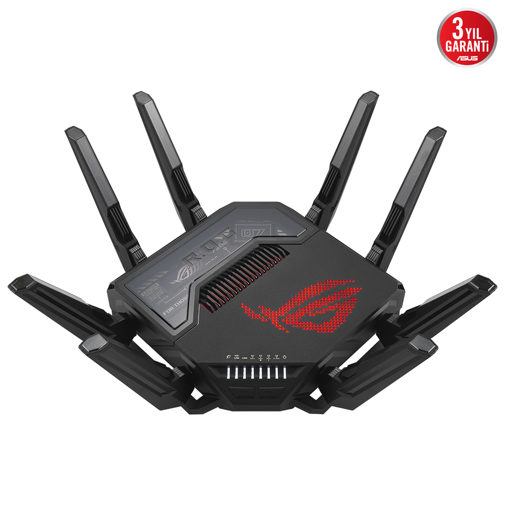 ASUS ROG Rapture GT-BE98 GT-BE98 Dört Bantlı WiFi 7 802.11be Gaming Router