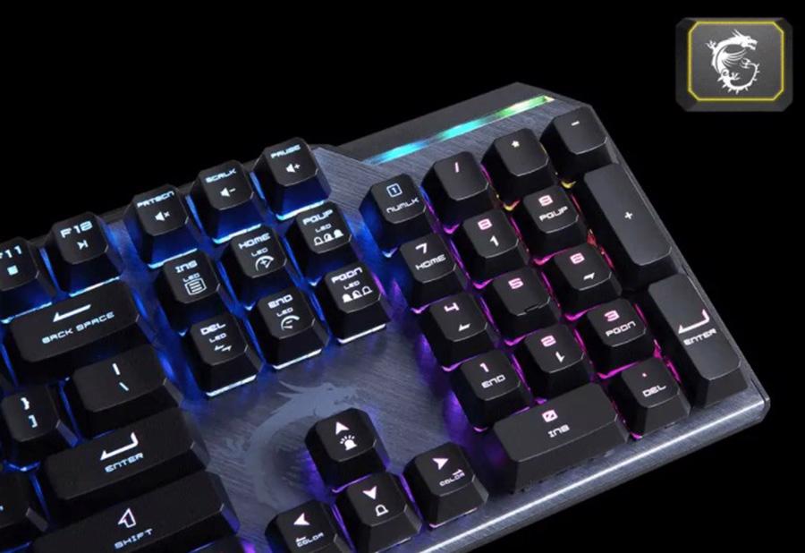 MSI Vigor GK50 Elite IT Tastiera Gaming Meccanica (Kailh Box White), LED  RGB Mystic Light per singolo tasto, hotkeys per controlli rapidi, Gaming e  Ufficio, Layout ITALIANO QWERTY : : Videogiochi