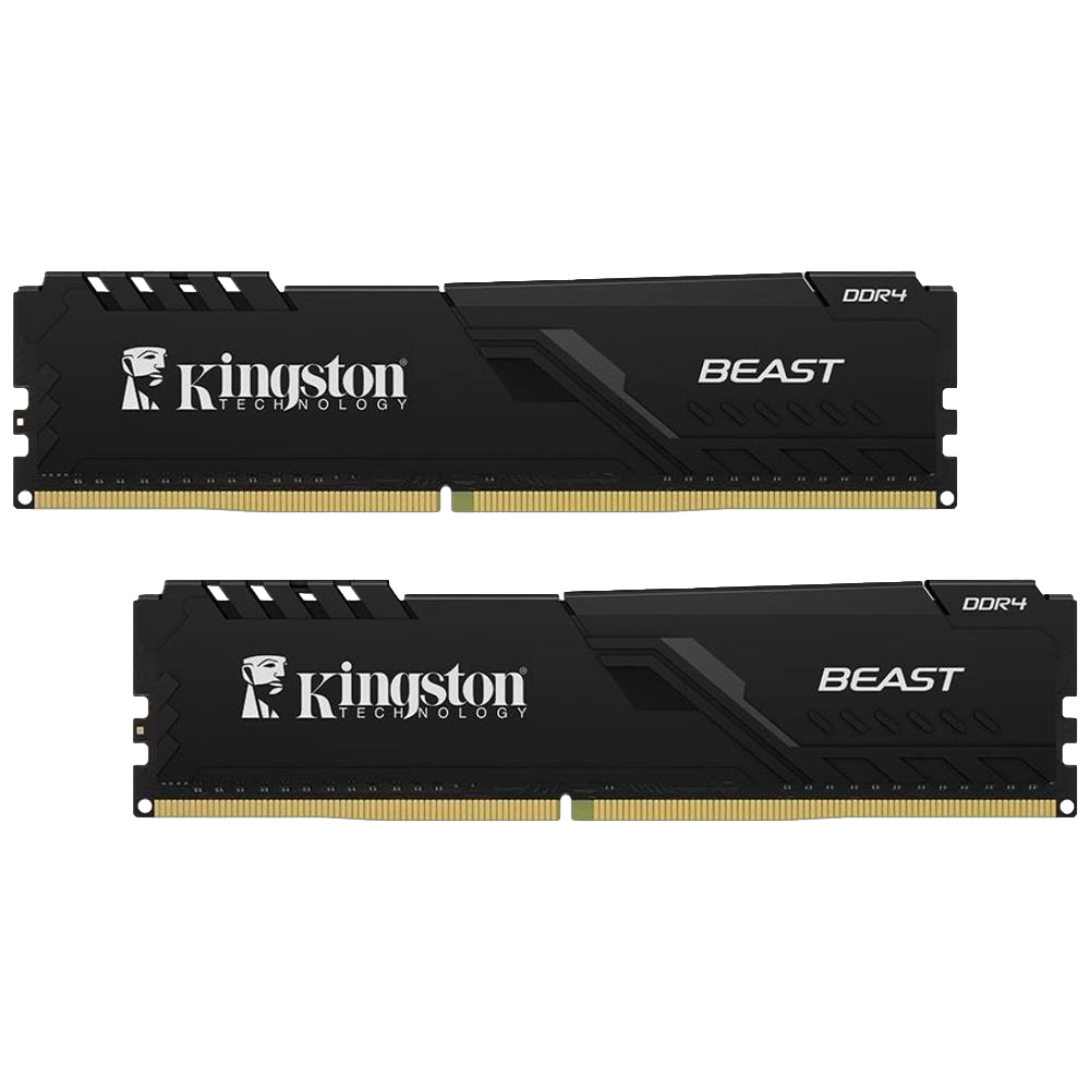 Kingston 16GB (2x8GB) Beast Siyah 3200Mhz CL16 DDR4 Dual Kit Ram