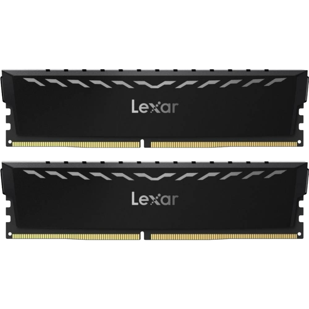 Lexar 16GB (2x8GB) Thor 3200MHz CL18 DDR4 Siyah Dual Kit Ram