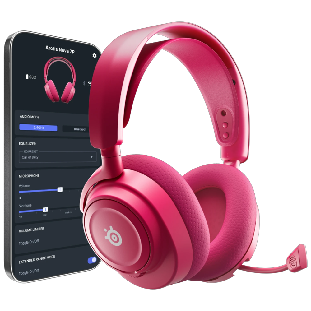 Steelseries Arctis Nova 7P Gen2 Kablosuz Magenta Gaming Kulaklık