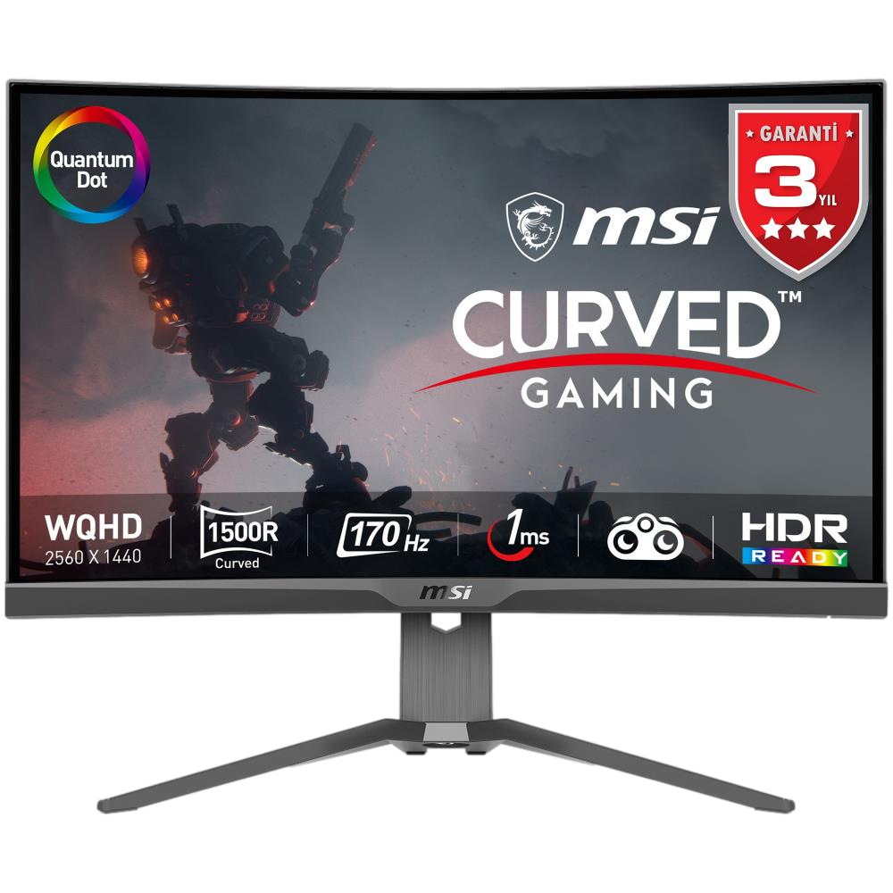 MSI　MAG 275CQRF-QD　ゲーミングモニター　27インチ　170Hz MSI MAG 275CQRF QD 27