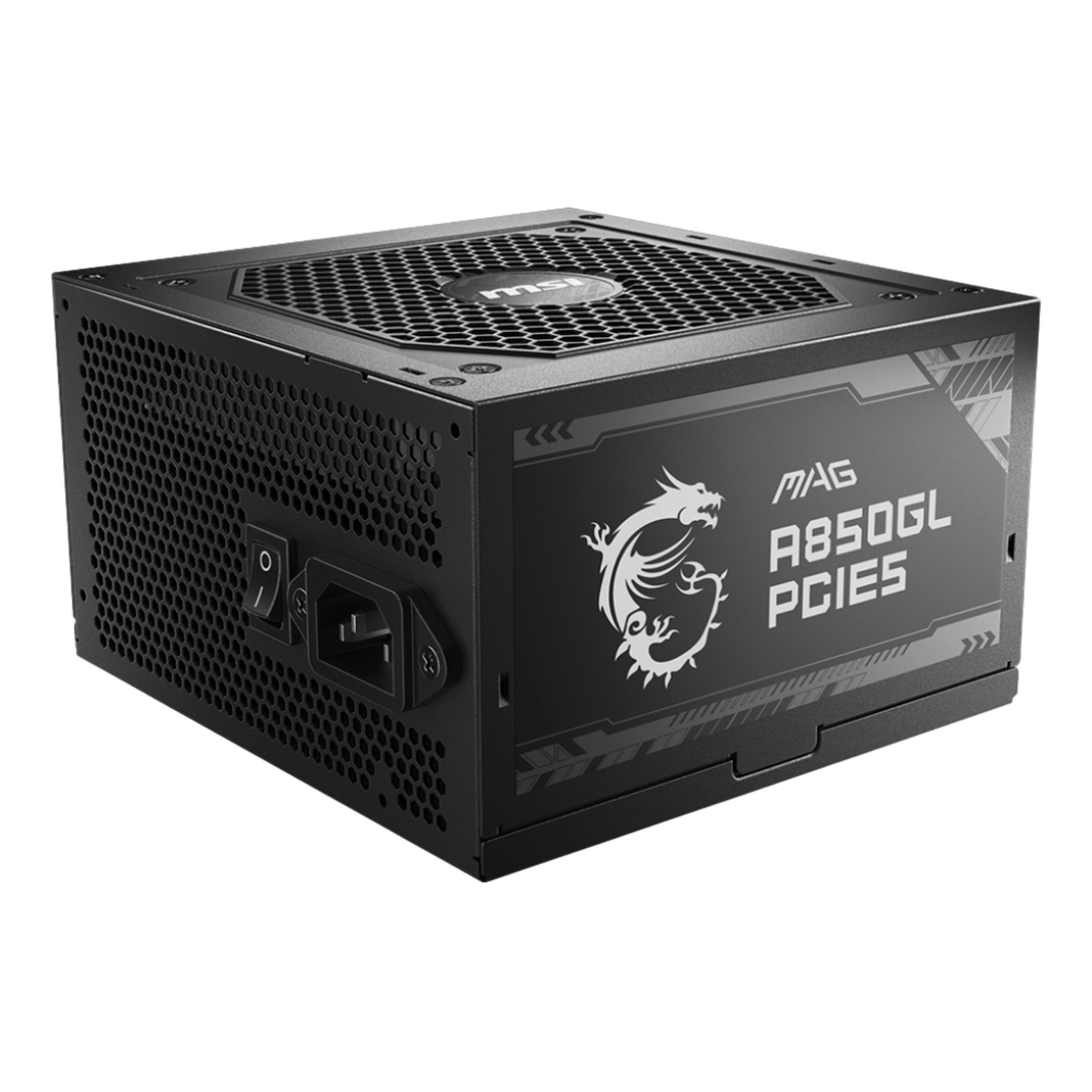 MSI MAG A850GL 850W 80+ Gold GEN 5.0 ATX 3.0 120mm Fanlı PSU