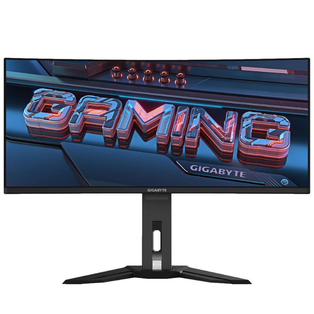 GIGABYTE AORUS MO34WQC2 34" 240Hz 0.03ms HDMI DP USB3.2 Type-C KVM HDR400 WQHD QD-OLED Curved 1800R Gaming Monitör