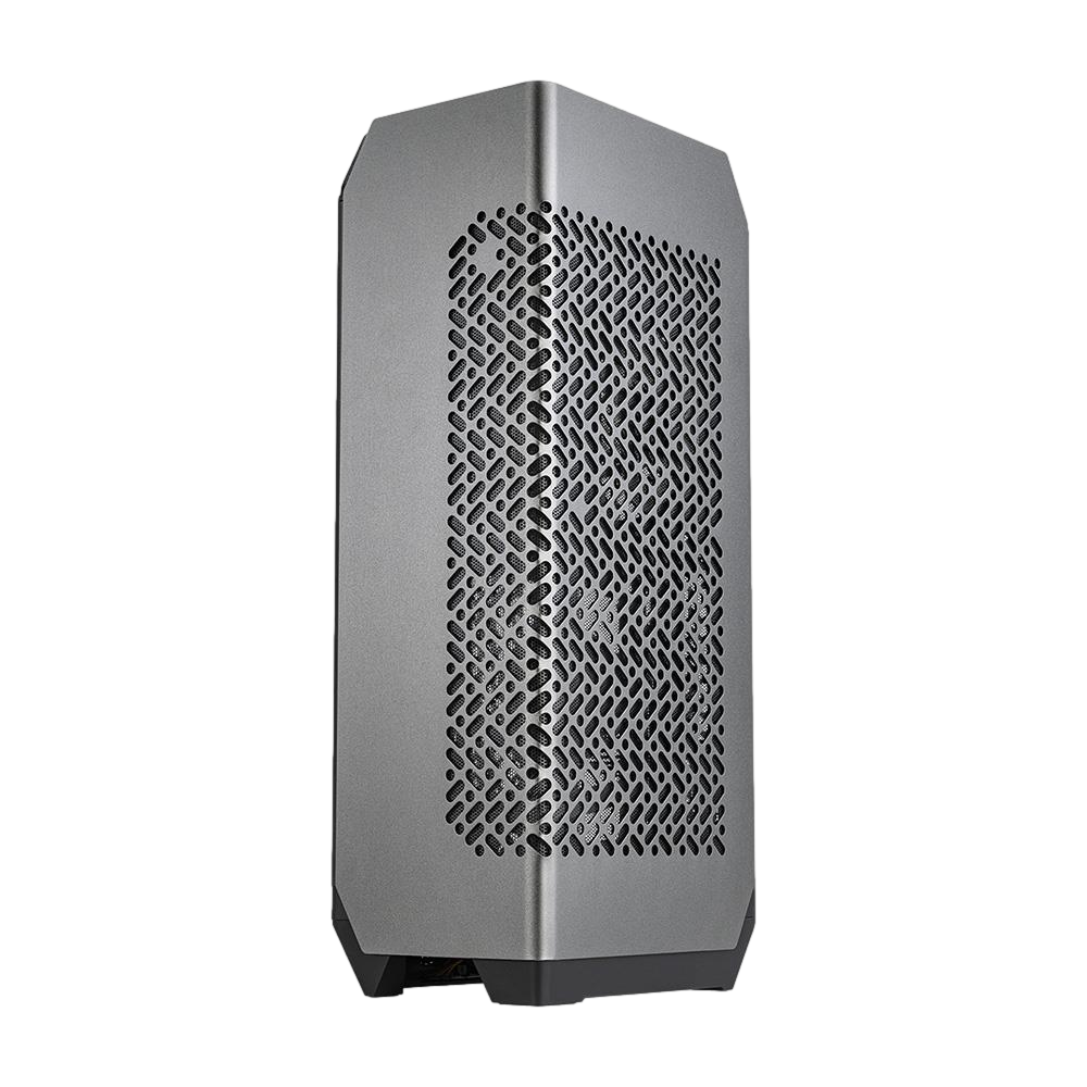 Cooler Master NCORE 100 MAX Grey Edition 850W 80+ Gold Tempered Glass SickleFlow 120 mm Sıvı Soğutucu USB 3.2 Mini-ITX Kasa