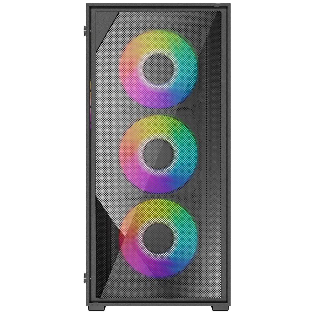 PowerBoost PB-P711B USB 3.0 Mesh FRGB Gaming ATX Mid Tower Kasa