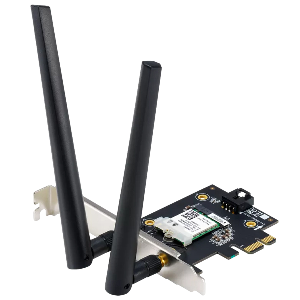ASUS PCE-AXE5400 2 Harici Antenli WiFi 6E Bluetooth 5.2 OFDMA ve MU-MIMOP CI-E PCI-E Adaptörü