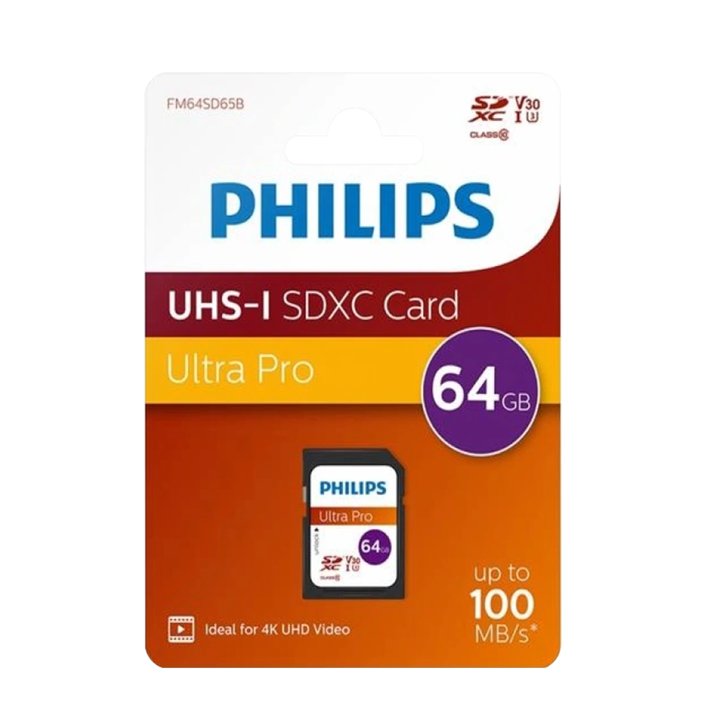 PHILIPS SDXC 64GB UHS-I SD Hafıza Kartı