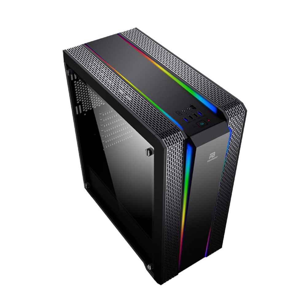 POWER BOOST VK-G3901S RGB Tempered Glass USB 3.0 Mid Tower Kasa