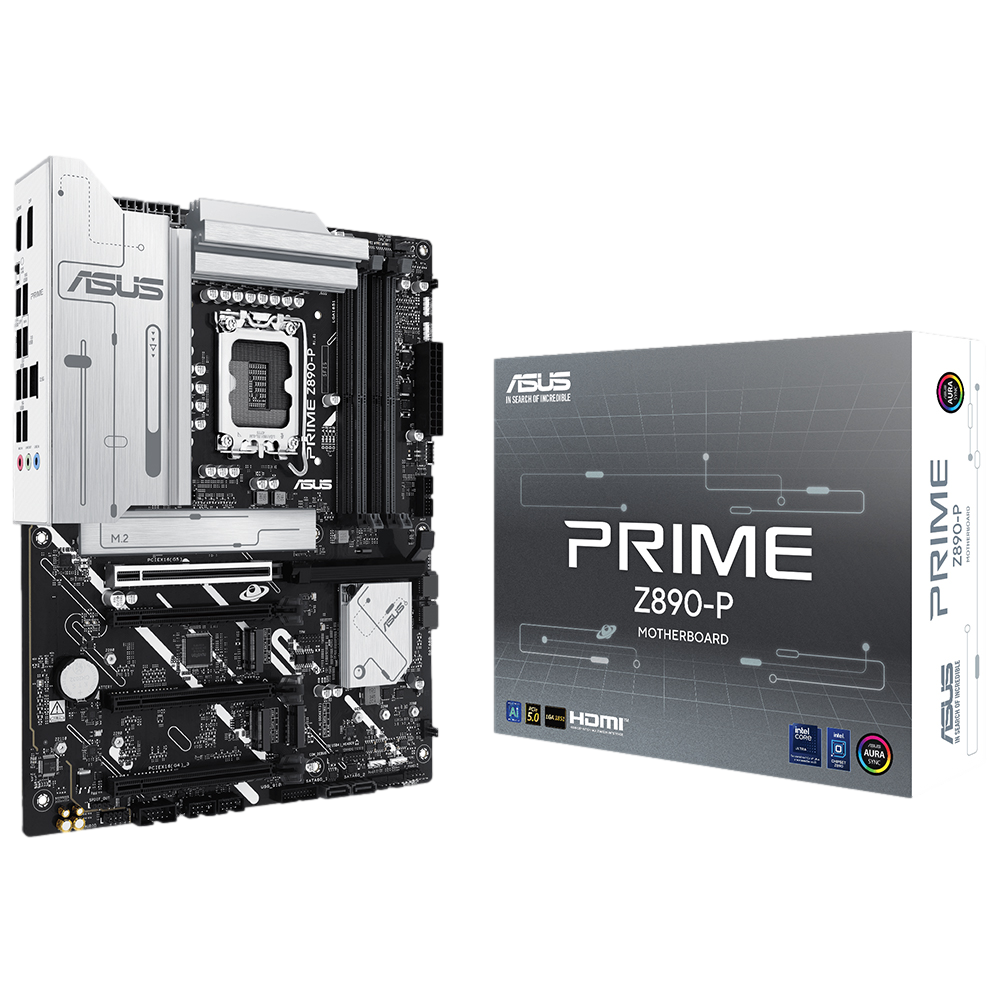 ASUS PRIME Z890-P 8400MHz OC DDR5 Soket 1851 M.2 HDMI DP ATX Anakart