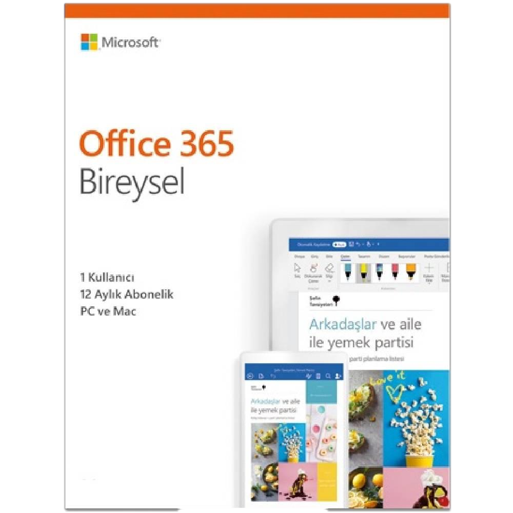 Microsoft Office 365 Bireysel Türkçe Kutu 1 Yıl
