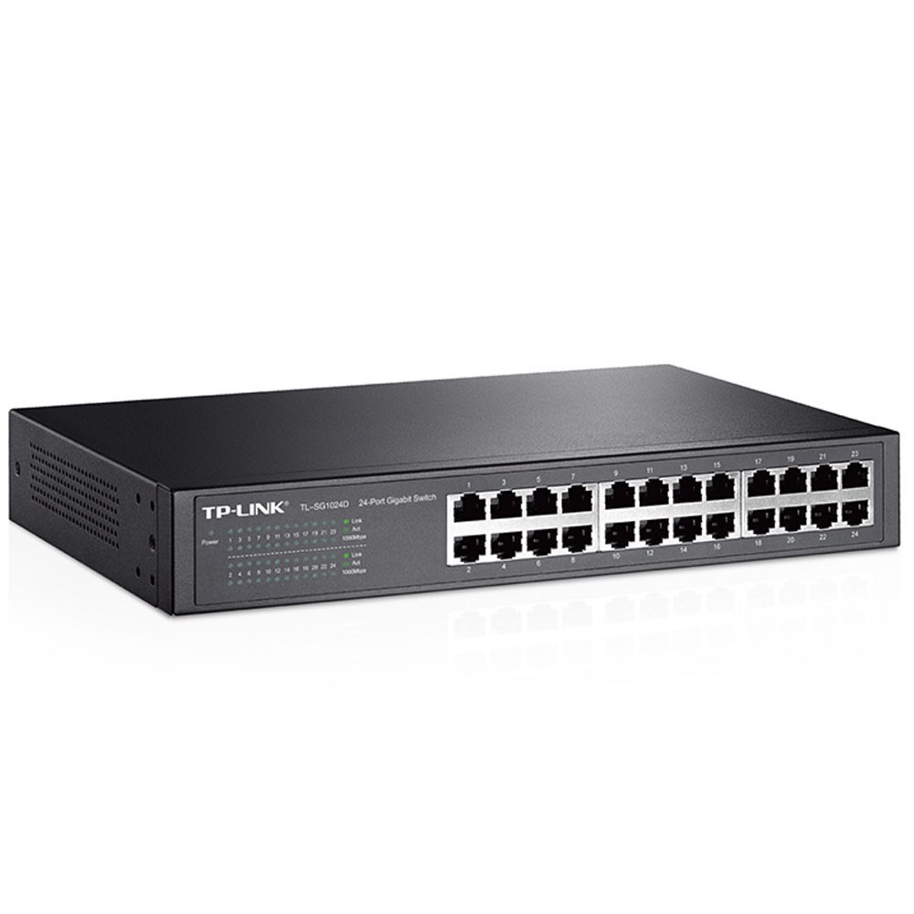 TP-LINK TL-SG1024D 24-Port Gigabit Masaüstü/Rackmount Switch