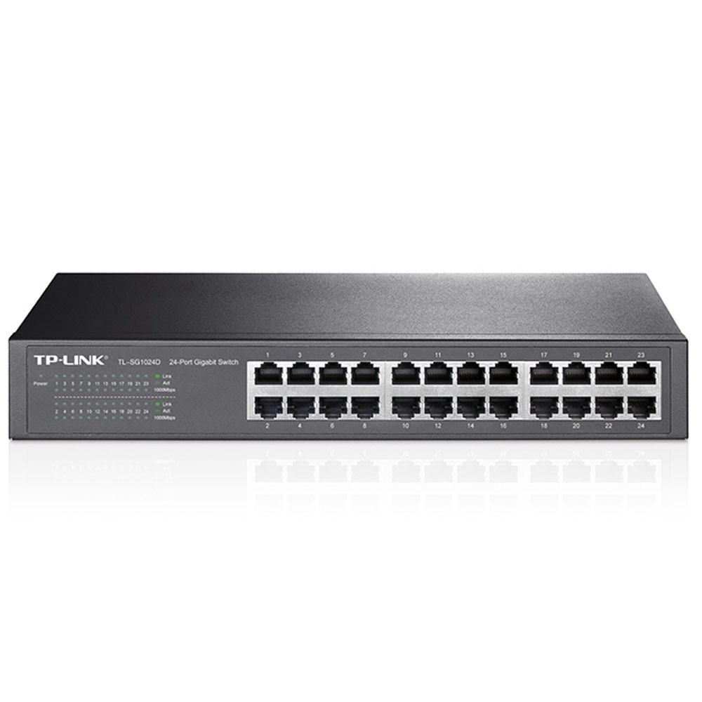 TP-LINK TL-SG1024D 24-Port Gigabit Masaüstü/Rackmount Switch